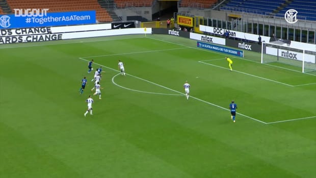 All Lautaro Martínez's goals in the 2020-21 Serie A season so far